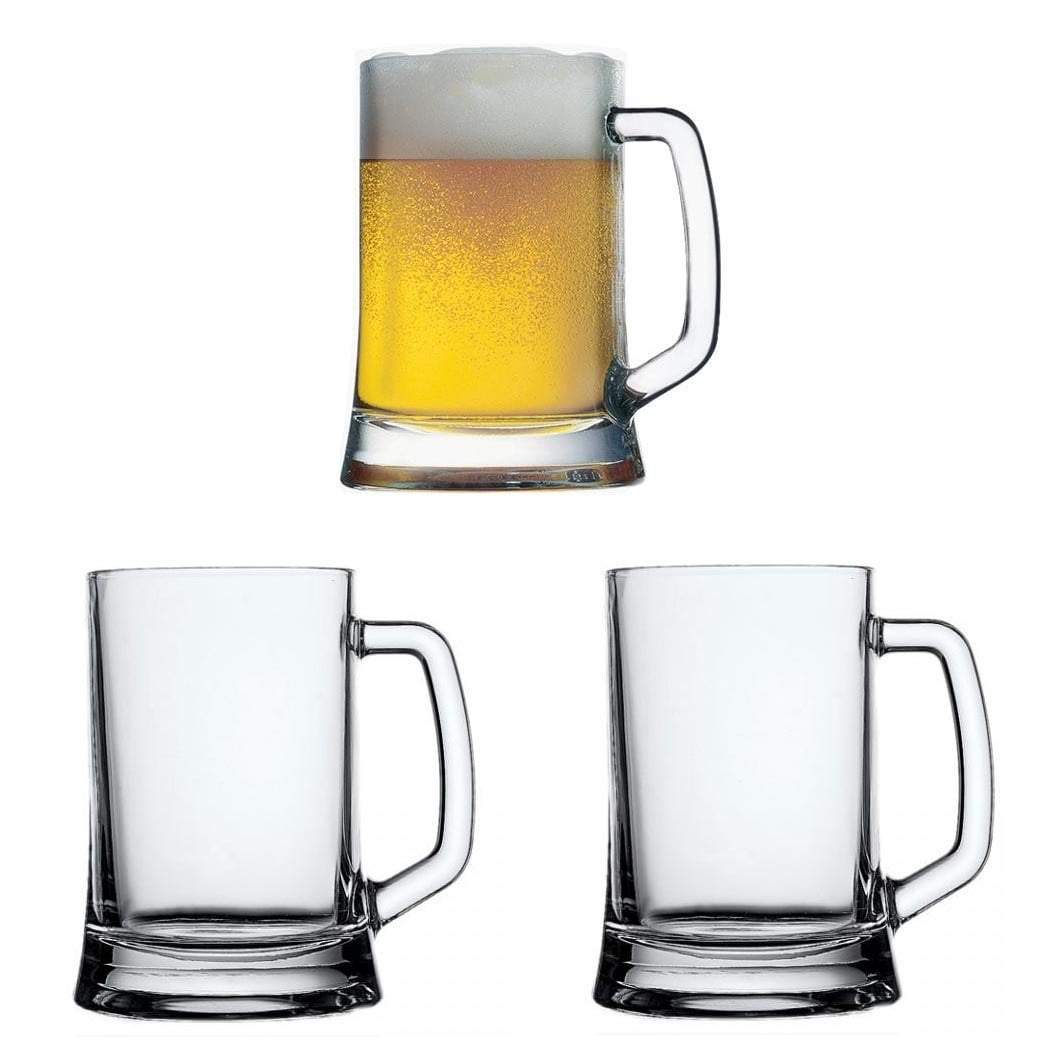 2 Pcs Pub Handled Beer Mug In SLV 500ml 55129 (Parcel Rate)