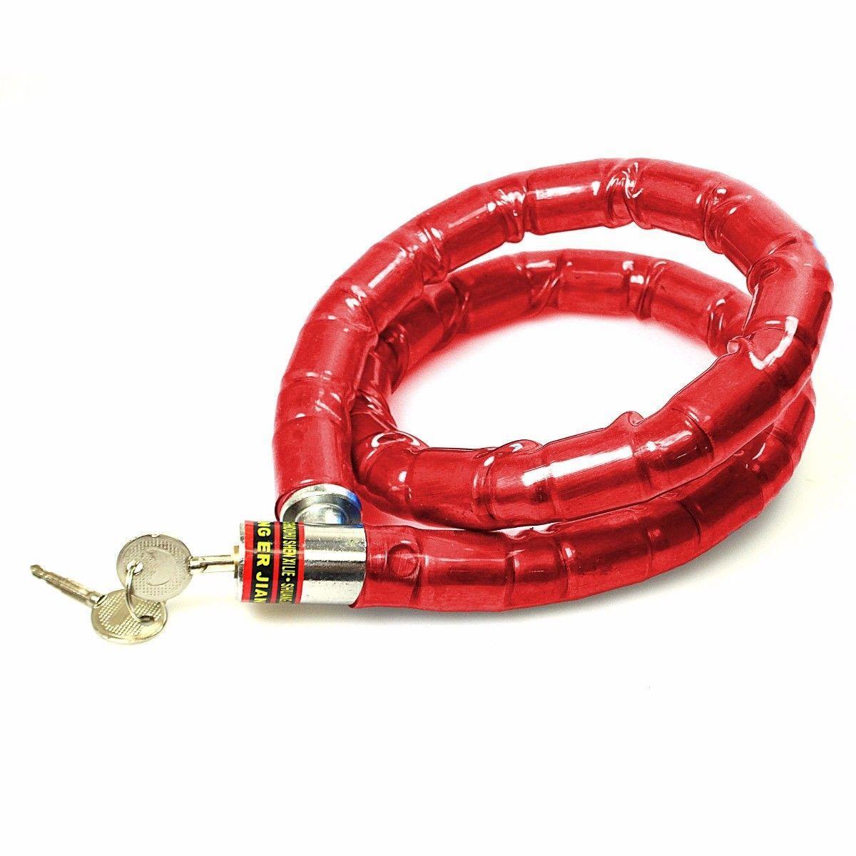 Assorted Colour Heavy Duty Motorcycle Band Lock 1903 (Parcel Rate)