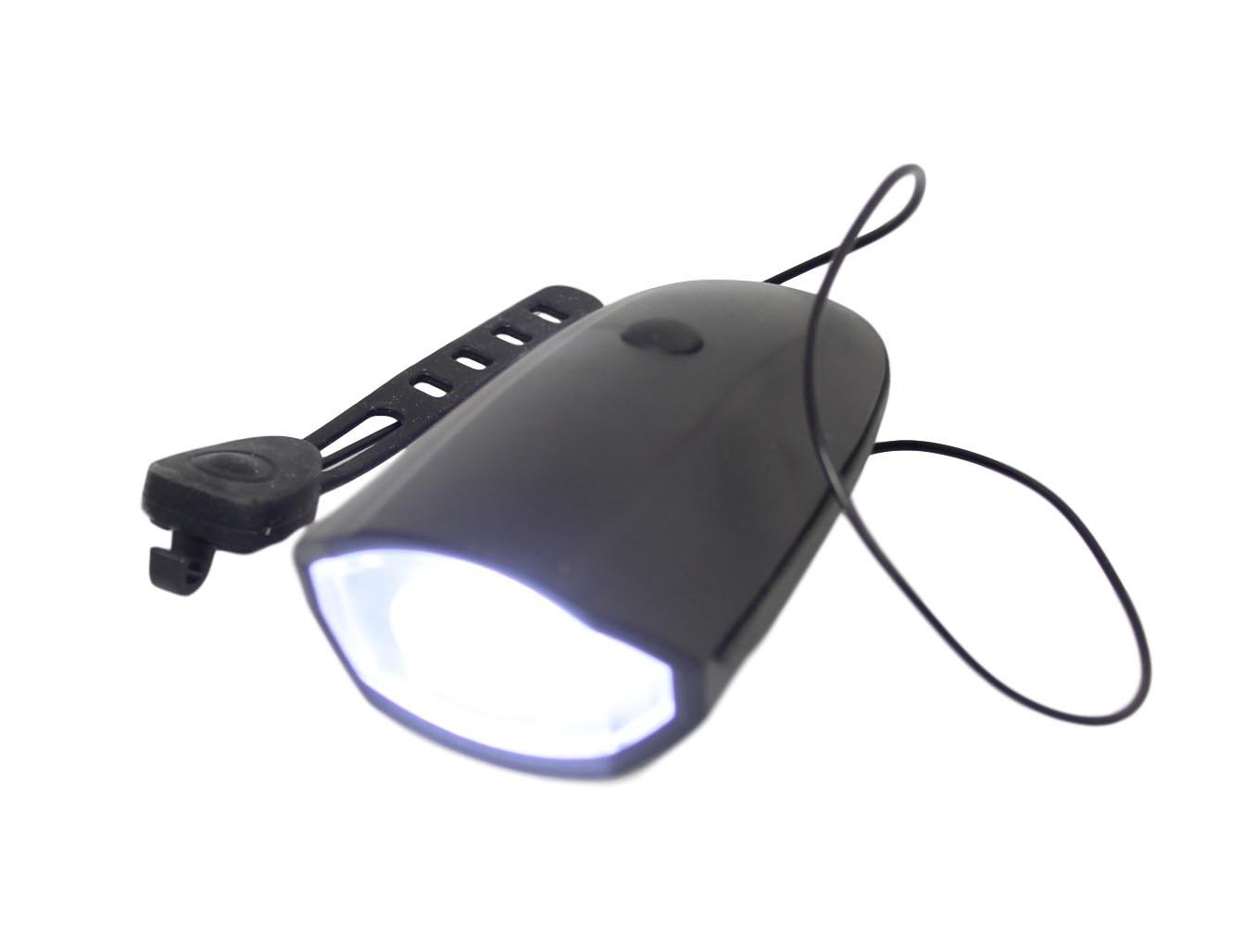 Bicycle Safety Hazard Light And Horn 2 in 1 Long Horn Switch Bicycle Light 12cm 5583 (Parcel Rate)