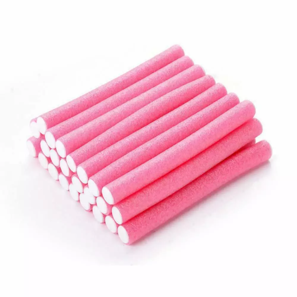 Foam Hair Rollers – 12pcs Bendy Curlers for Soft Curls & Waves | Heatless Hair Styling Tools UK