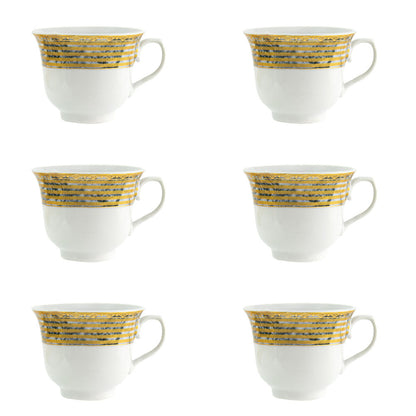 Durane Tea Coffee Cup Set of 12 Kea Linear 10190 (Parcel Plus Rate)