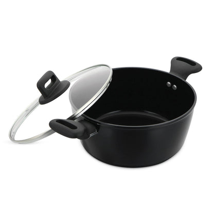 SQ Professional Zoya Forged Stockpot Set of 4 Black 11709 (Big Parcel Rate)