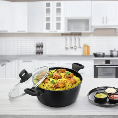 SQ Professional Zoya Forged Stockpot Set of 4 Black 11709 (Big Parcel Rate)