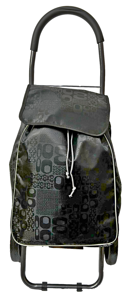 Shopping Trolley with Comfortable Grip Handle 2 Wheels Assorted Designs and Colours MXS1501 (Big Parcel Rate)