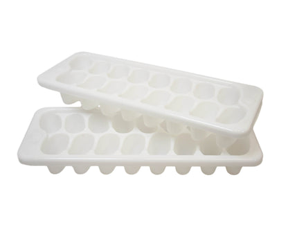Plastic Ice Cube Tray Mould 29 x 12 x 5cm Assorted Colours 9676 (Parcel Rate)