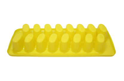 Plastic Ice Cube Tray Mould 29 x 12 x 5cm Assorted Colours 9676 (Parcel Rate)