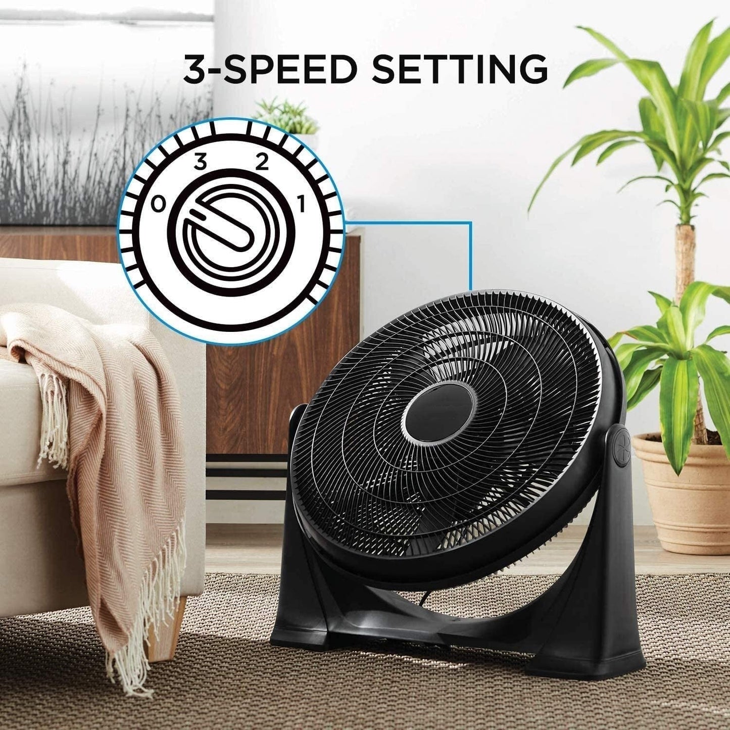 20" Inch High Velocity Floor Fan  BF20 / F20R / Col1605 A (Parcel Rate)