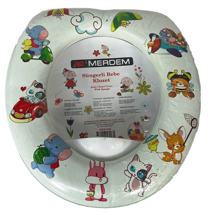 Cushioned Baby Toilet Seat 30 x 28 cm Assorted Designs MRD948 (Parcel Rate)