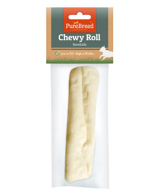 Pet Dog Treats Rawhide Chewy Roll 50g 311978 A (Parcel Rate)