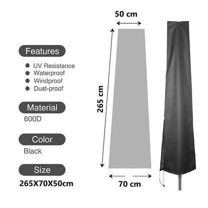 Garden Woven Parasol Cover 3237 (Parcel Rate)