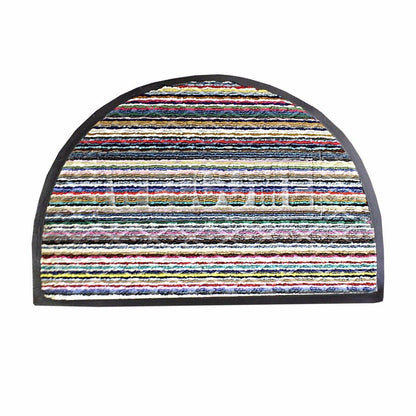 Half Moon Rubber / PVC Door Entry Mats 59 x 38.5 cm Assorted Colours 0473 A (Parcel Rate)