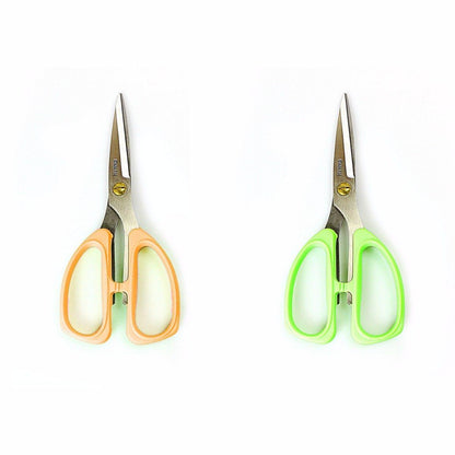 Stainless Steel Fabric And Kitchen Scissors Assorted Colours 0355 (Parcel Rate)