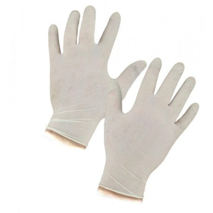 Value Pack Disposable Latex Gloves Pack of 6 0236 (Parcel Rate)