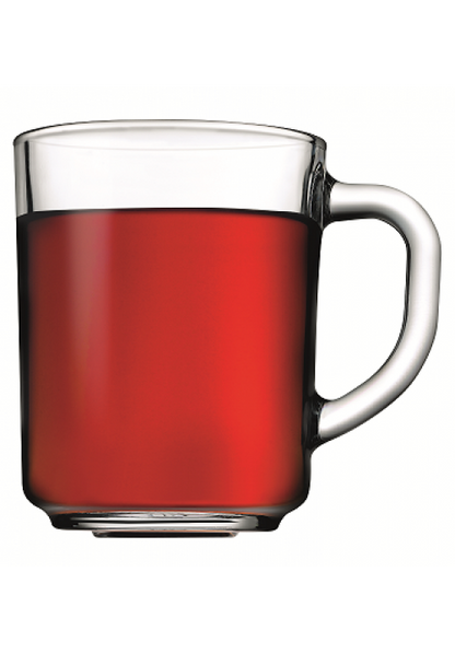 PB Glass Tea Mug 250ml Pack of 2 55029 (Parcel Plus Rate)