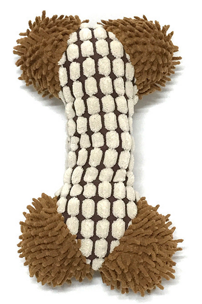 Pet Dog Soft Toy Bone 17 x 10 cm Assorted Colours 6711 (Parcel Rate)