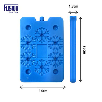 Freezer Ice Pack Block 24 x 15 x 1.3cm Pack of 4 Assorted Colours 7329 (Parcel Rate)