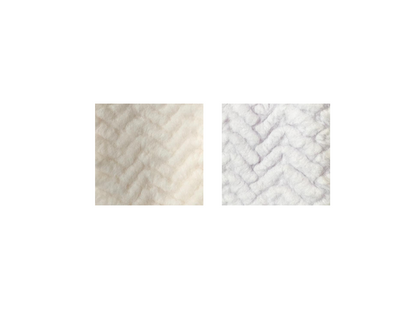 Indoor Fuzzy House Slippers with Chevron Design Assorted Sizes and Colours 7746 (Parcel Rate)