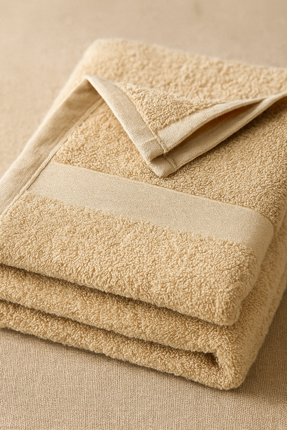 100% Egyptian Cotton 3pc Towel Set – 500gsm Bath Sheet, Hand & Face Towels