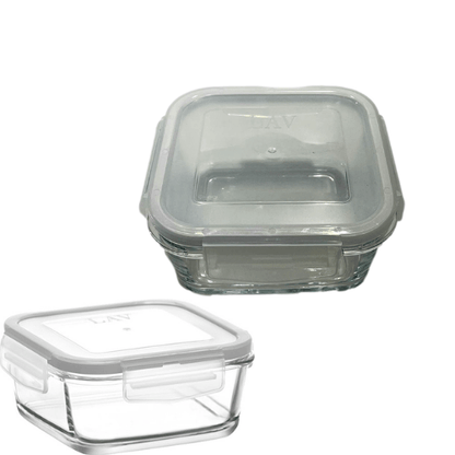 Glass Food Storage Container 720cc Assorted Colours FRS247KDP (Parcel Rate)