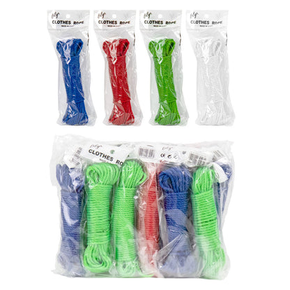 Durane Nylon Laundry Clothes Washing Line Rope 15m Assorted Colours 9961 (Parcel Rate)