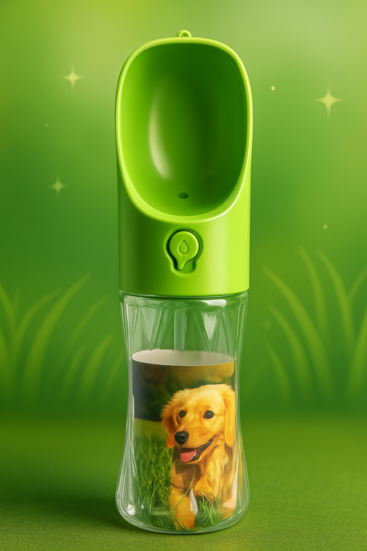 380ml Portable Pet Water Bottle for Dogs & Cats – Leak-Proof Travel Dispenser