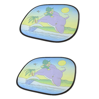 Children's Car Window Shade Blind 45 cm Assorted Designs 4295 (Parcel Rate)