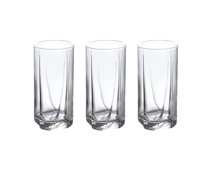Nova Cosmos Drinking Glasses Tumbler 425ml Pack of 3 G1061 / TNV010 (Parcel Plus Rate)