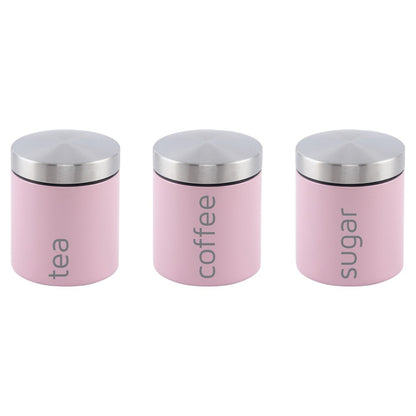 Gems Airtight Food Canister Set 3pc Apple Blossom 10 x 12 cm 9540 (Parcel Rate)