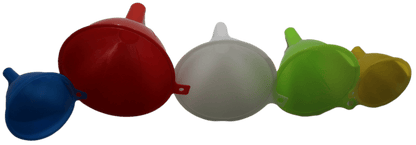 Plastic Kitchen Funnel Set of 5 Assorted Sizes 0412 (Parcel Rate)