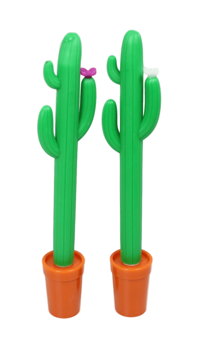 Childrens Pack Of 2 Fun Cactus Pens Writing Stationery 5279
