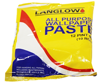 Langlow Classic All Purpose Wallpaper Paste 12 Pint Mix 07424 / 61-27 (Large Letter Rate)