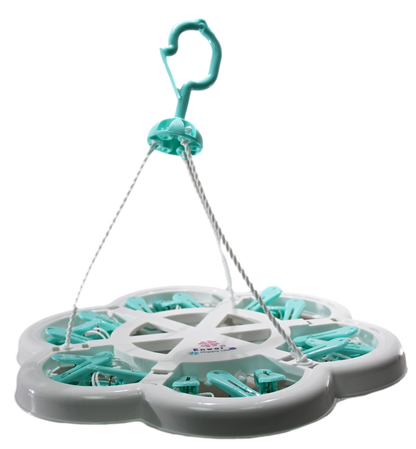 Clothes Peg Laundry Hanger 36cm Assorted Colours 5532 (Parcel Rate)