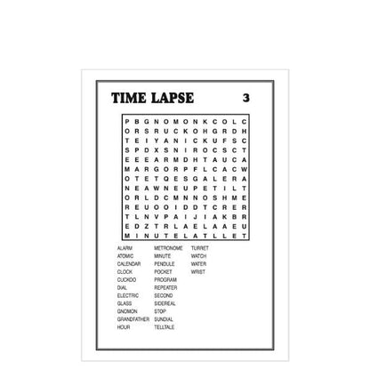 A5 Puzzle Time Book Assorted Designs P2594 A (Large Letter)