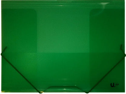 A4 Elastic School File Folder Assorted Colours P2752 (Parcel Rate)