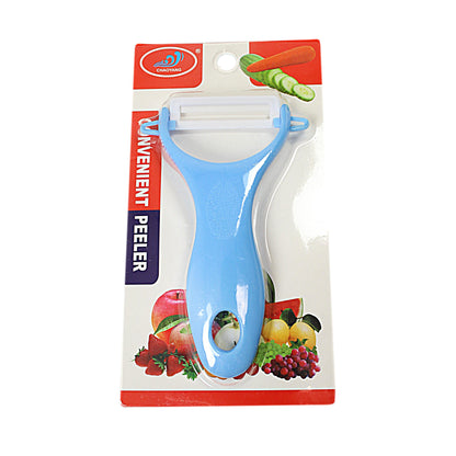 Plastic Fruit Vegetable Peeler 12.5cm Assorted Colours 1963 (Large Letter Rate)