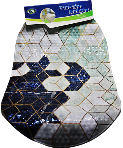 Anti-Slip Bathroom Shower Bath Mat 36 x 67 cm Assorted Designs 6710 (Parcel Rate)