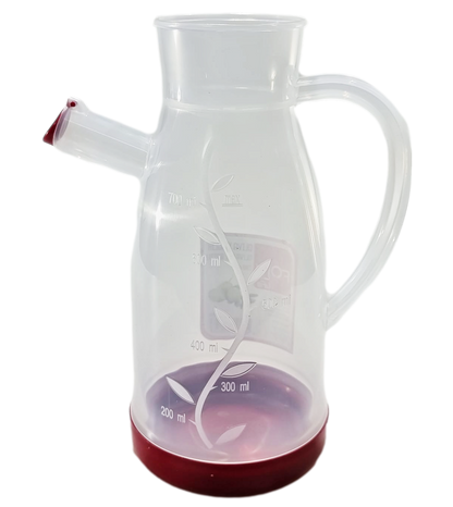 Foly Life Plastic Olive Oil Bottle with Measurements 700ml Assorted Colours BNM0193 (Parcel Rate)