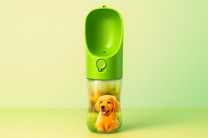 380ml Portable Pet Water Bottle for Dogs & Cats – Leak-Proof Travel Dispenser