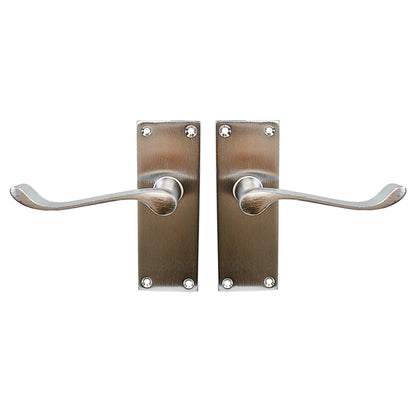 4" Vic Scroll Latch Handle Chromed 0846 A (Parcel Rate)