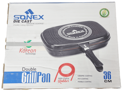 Magic Pan  Sonex  Diecast  Kitchenware Double Sided Multifunctional Pan 36 cm 52342 A W25 (Parcel Rate)