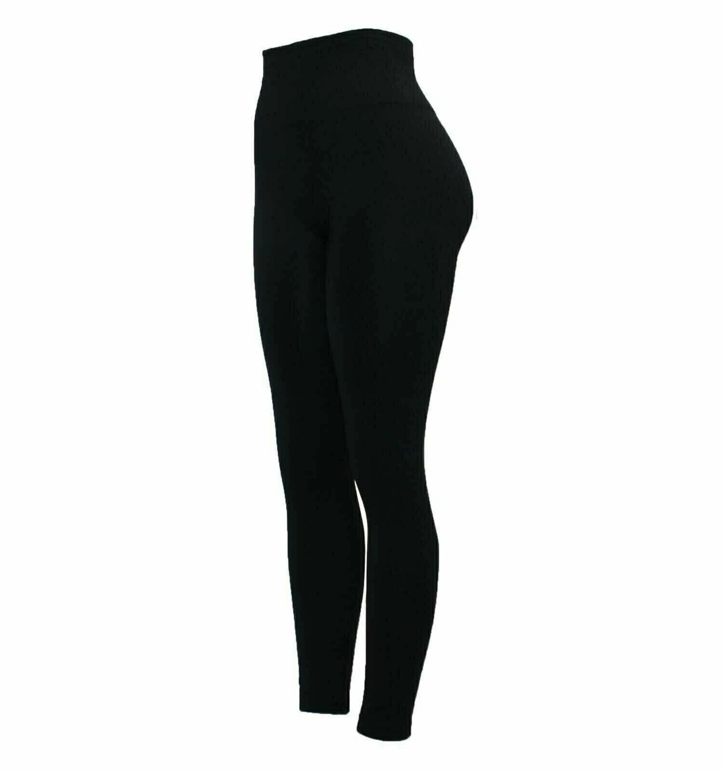 Ladies Black Firm Control Leggings – High Waist Shaping & Slimming Tummy Tucker Yoga Pants for Workout & Everyday Wear