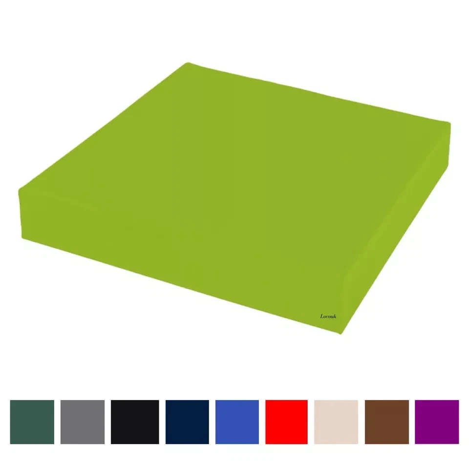 Waterproof Outdoor Chair Cushion – 4cm Thick Garden Seat Pad with Removable Polyester Zip Cover