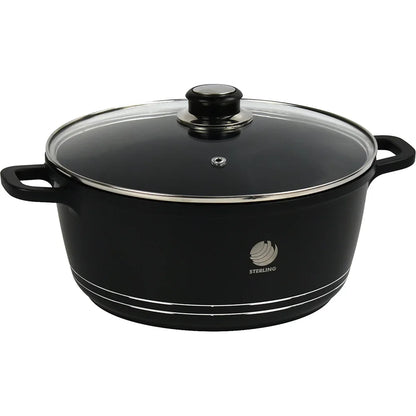 Non Stick Diecast Casserole Pot 24cm ST81850 (Parcel Rate)