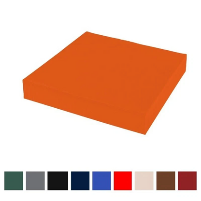 Waterproof Outdoor Chair Cushion – 4cm Thick Garden Seat Pad with Removable Polyester Zip Cover