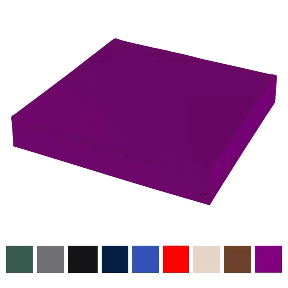 Waterproof Outdoor Chair Cushion – 4cm Thick Garden Seat Pad with Removable Polyester Zip Cover