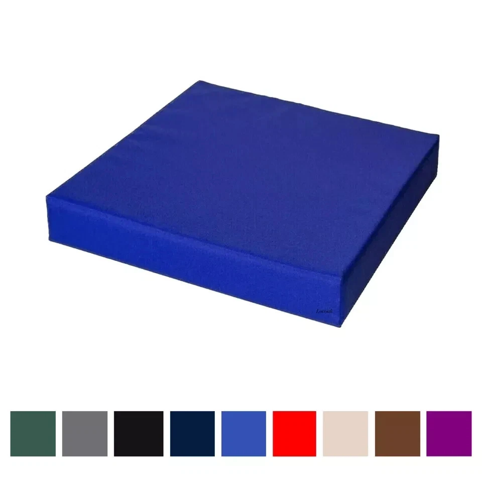 Waterproof Outdoor Chair Cushion – 4cm Thick Garden Seat Pad with Removable Polyester Zip Cover
