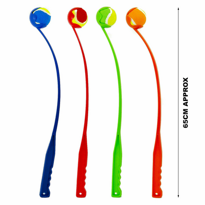 Dog Ball Launcher – Tennis Ball Thrower & Fetch Toy for Dogs | Interactive Pet Exercise & Training Chucker for Outdoor Play
