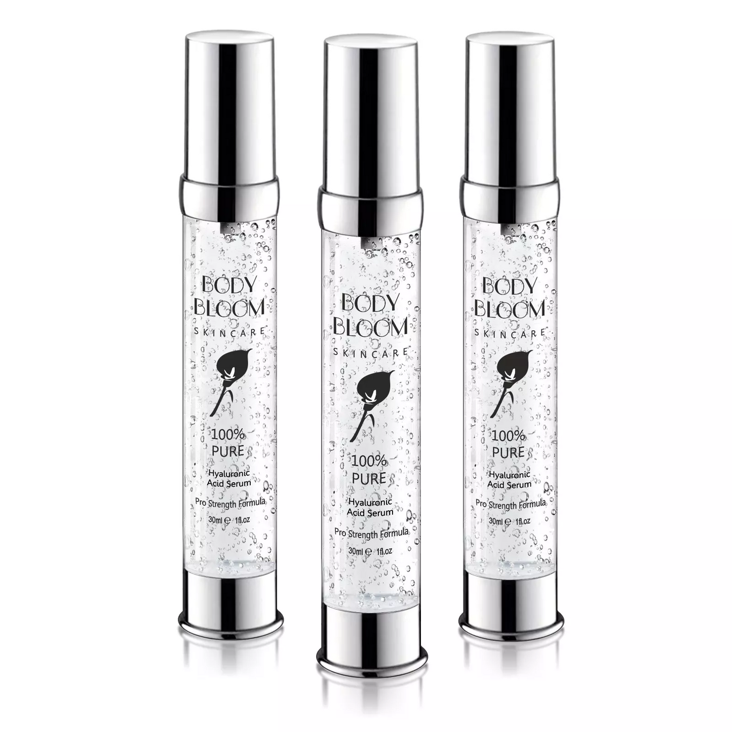 Hyaluronic Acid Serum 100% Pure – Instant Hydration, Dewy Glow, Firming & Plumping Anti-Ageing Face Serum (30ml)