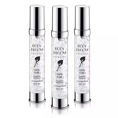 Hyaluronic Acid Serum 100% Pure – Instant Hydration, Dewy Glow, Firming & Plumping Anti-Ageing Face Serum (30ml)