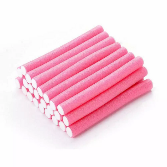 Foam Hair Rollers – 12pcs Bendy Curlers for Soft Curls & Waves | Heatless Hair Styling Tools UK